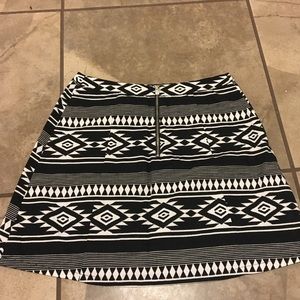 Tribal print skirt